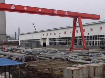 Construcción y funcionamiento del taller de fabricación de tuberías