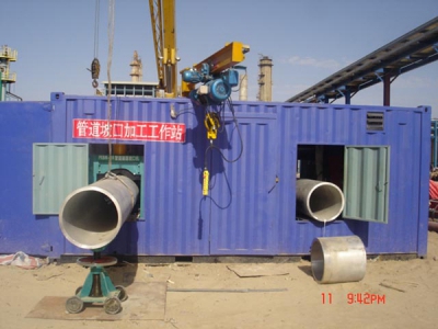 Servicio de alquiler de equipos de fabricación de tuberías